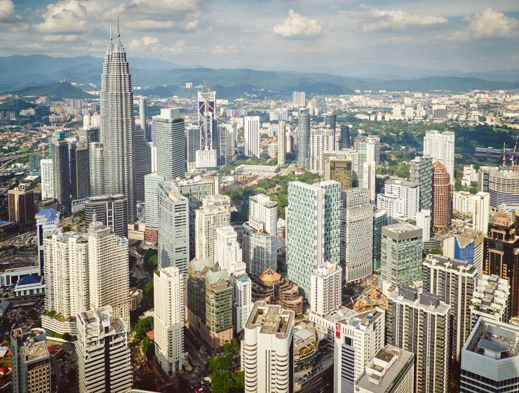 Blick-von-oben-Kuala-Lumpur-Malaysia