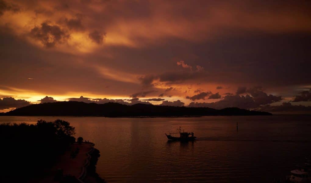 Sonnenuntergang-Kota-Kinabalu-Malaysia