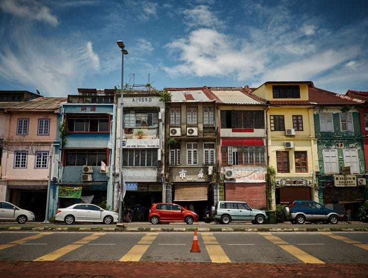 parkende-Autos-Kuching-Malaysia