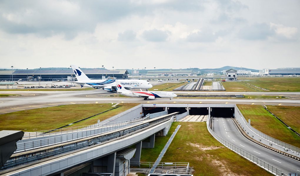 startende-Flugzeuge-Kuala-Lumpur