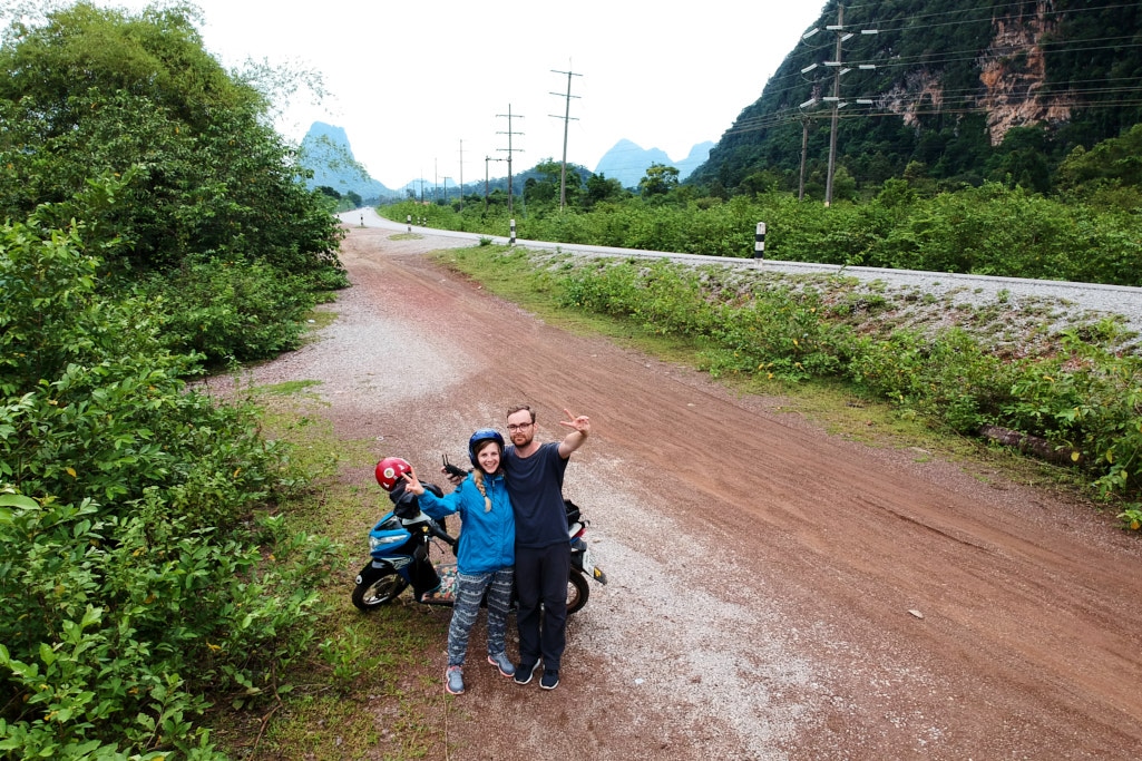 Drohnen Selfie in Laos
