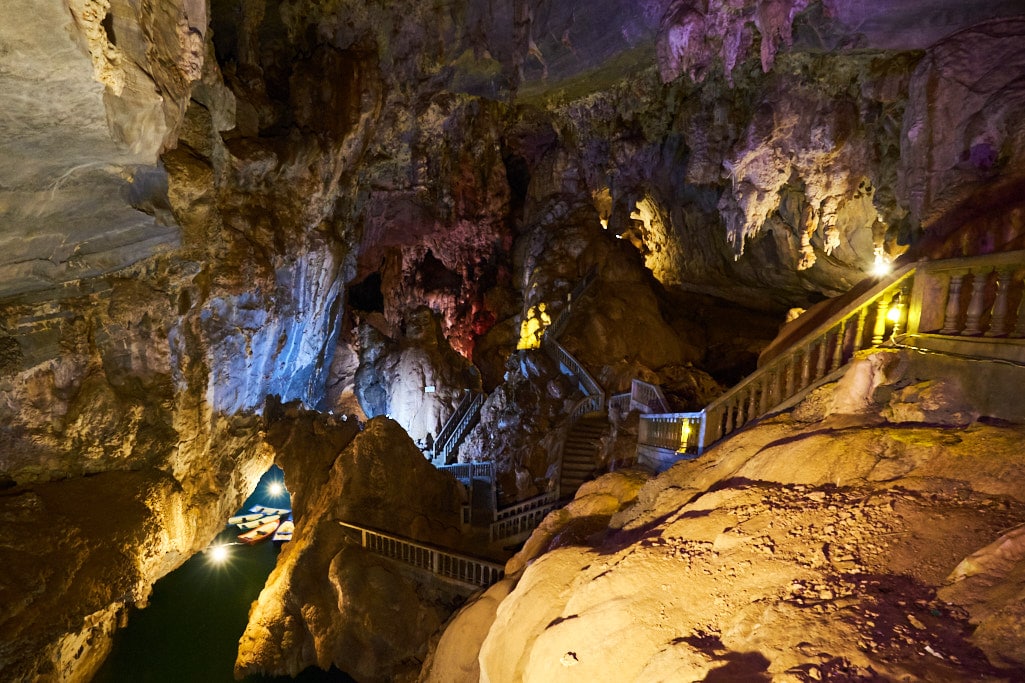 Blick in die Tham Nang En Höhle